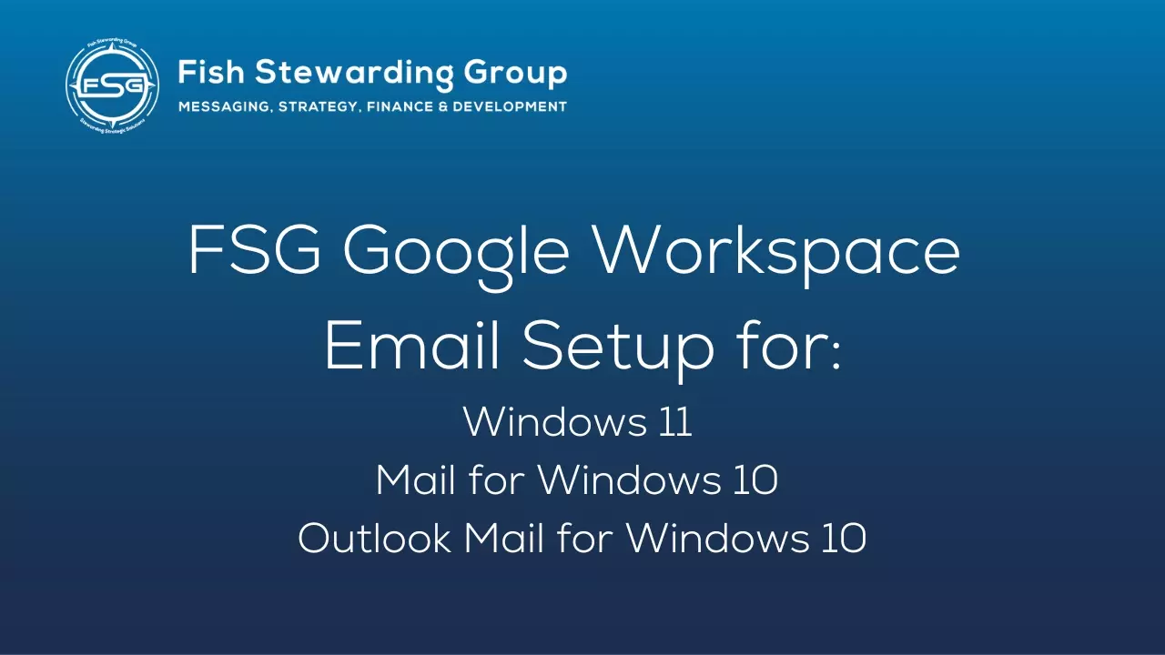 FSG Email Setup for Microsoft App Featured Image Graphic