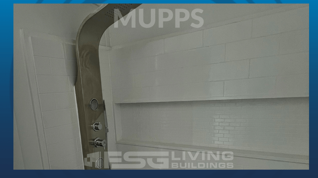 FSG Living Buildings Cornerstone 12x24 MUPPS Shower