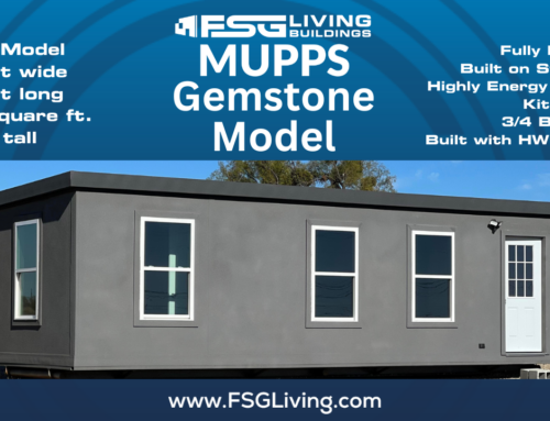 Abilene Tiny Home is a MUPPS Gemstone 2023 Model from FSG LB