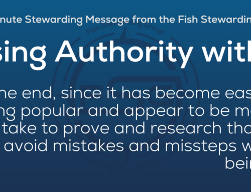 Assessing authority with objectivity. An FSG one minute message